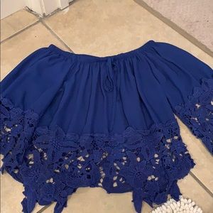 Off the shoulder shirt